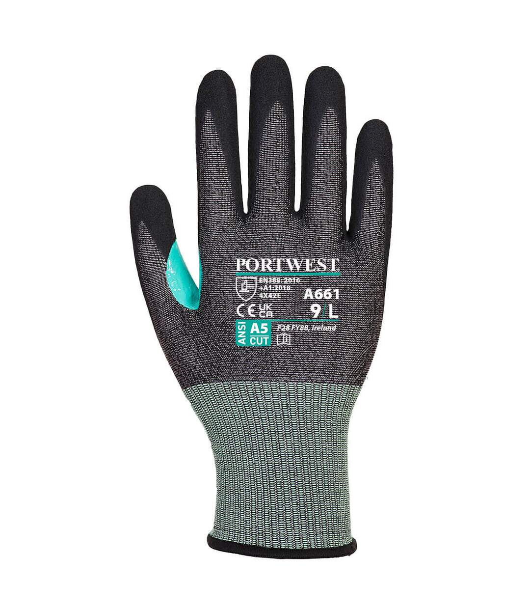 Mens cs cut e18 nitrile gloves xxl black Portwest-2