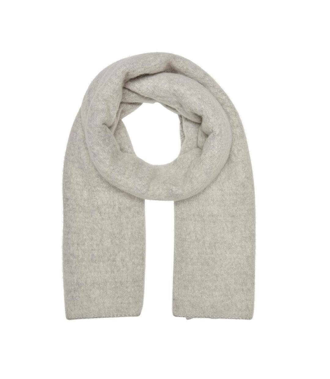Echarpe beige femme only  lima knit-1