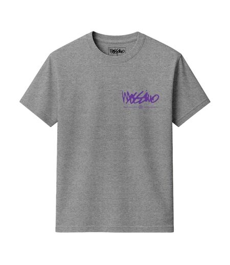Mens  Crew Neck T-shirt Grey Marl Signature