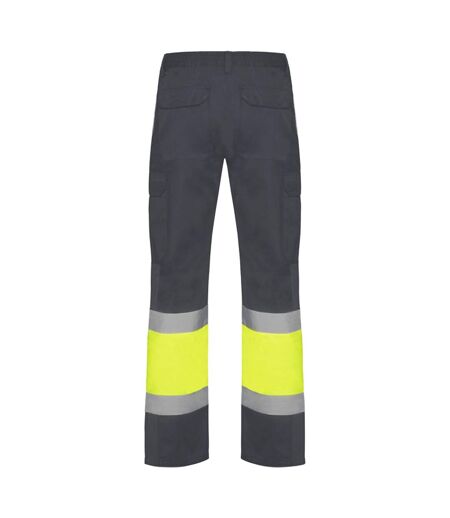 Pantalon Naos Homme Plomb Jaune Fluo Roly Workwear