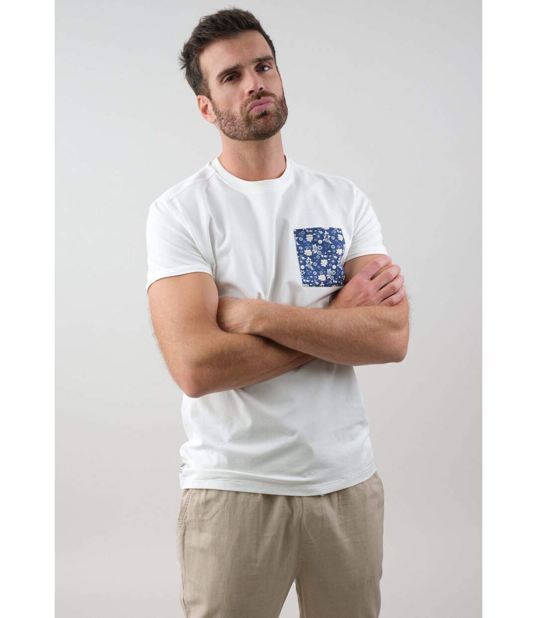 T-shirt avec poche à motifs pour homme PESQUERO