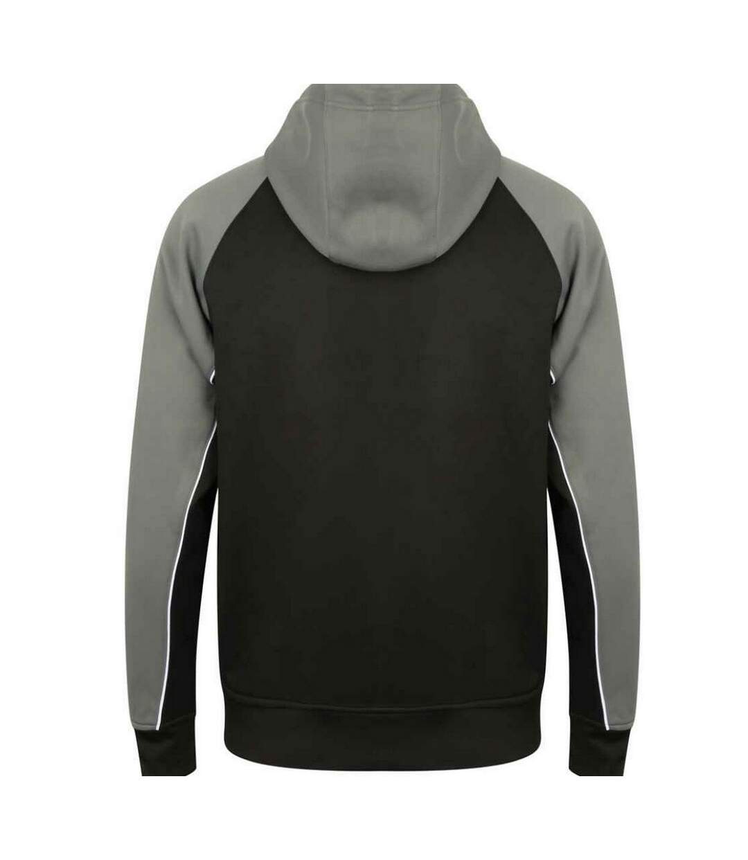 Veste à capuche homme noir / gris foncé Finden & Hales-2