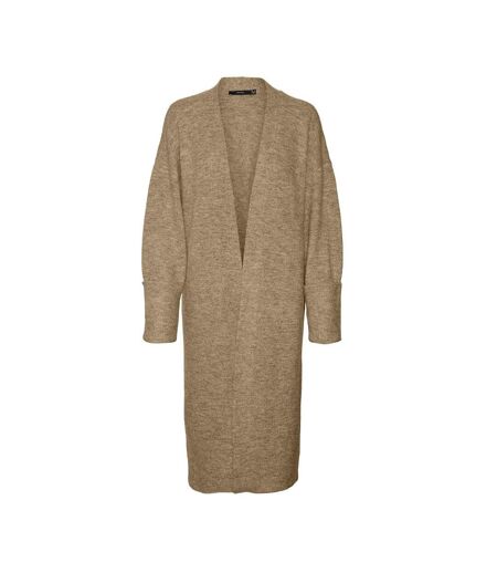 Gilet marron clair femme vero moda jupiter