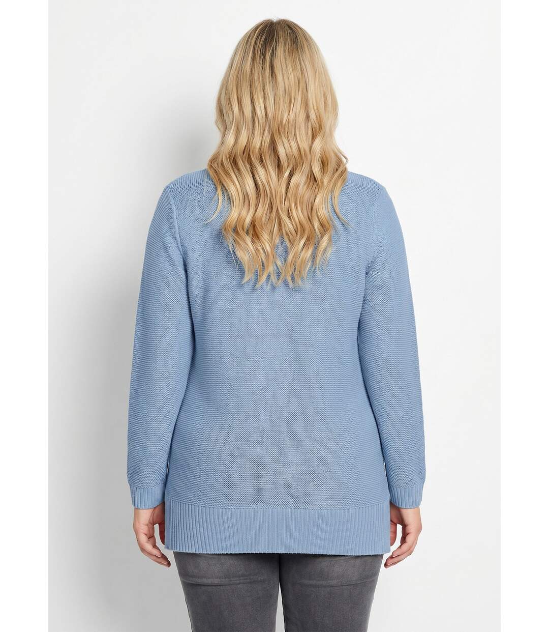 Pull-tunique jersey envers et torsades-2