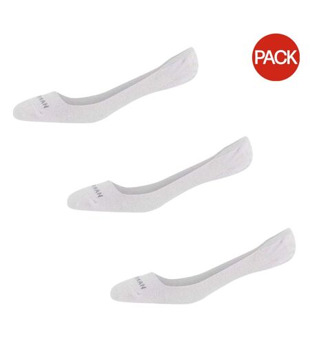 Lot De 3  Socquettes Motif/style Logo Makalu Homme Blanc Ben Sherman