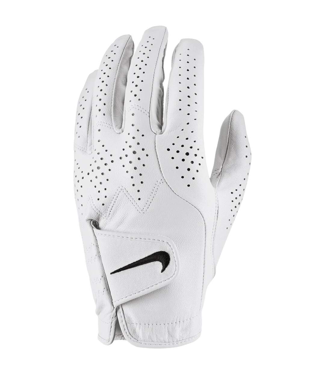 Mens Tour Classic Iv Leather Golf Glove Grey-white Nike-1