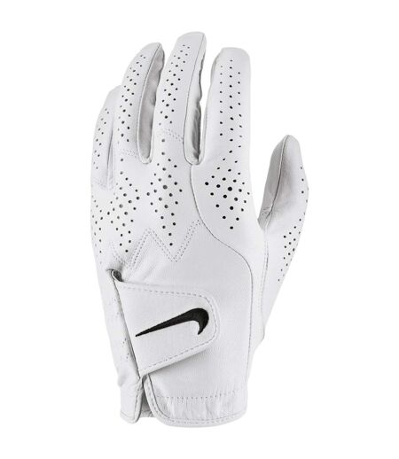 Mens Tour Classic Iv Leather Golf Glove Grey-white Nike
