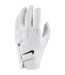 Mens Tour Classic Iv Leather Golf Glove Grey-white Nike-1