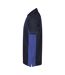 Mens Piped Performance Sports Polo Shirt Navy Royal Blue Finden & Hales-2