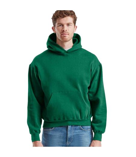 Sweat à capuche supercotton homme vert Fruit of the Loom