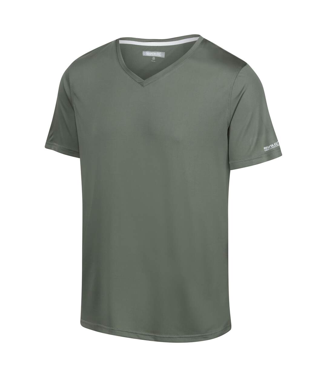 T-shirt fingal homme vert kaki Regatta-3