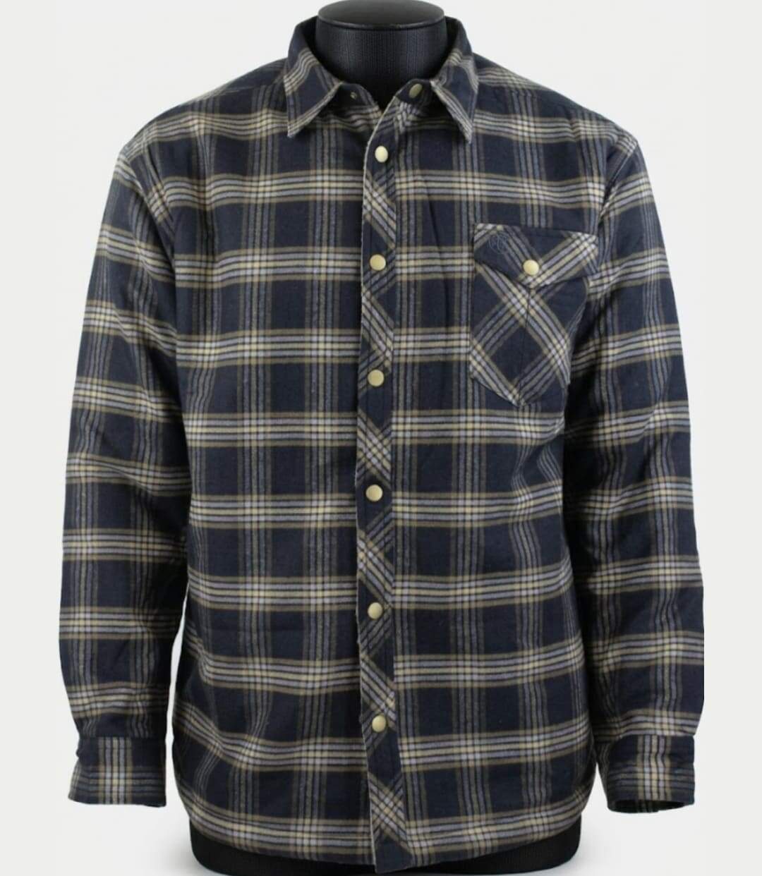 CHALLENGER BRUNO5 — Surchemise flanelle marron : le style décontracté et bien chaud-3