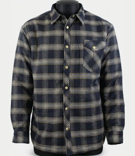 CHALLENGER BRUNO5 — Surchemise flanelle marron : le style décontracté et bien chaud
