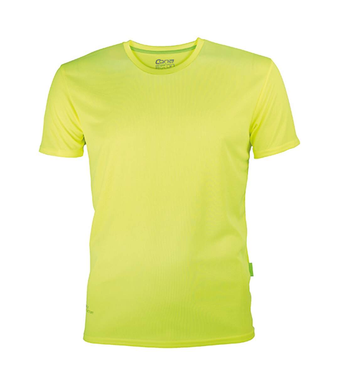 Haut Technique Evolution Homme Jaune Néon Cona Sports-1