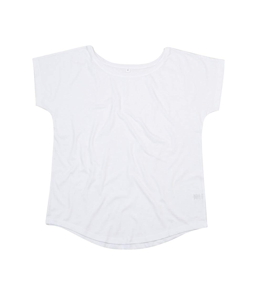 Womens/ladies Loose Fit T-shirt White Mantis-2