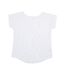 Womens/ladies Loose Fit T-shirt White Mantis-2