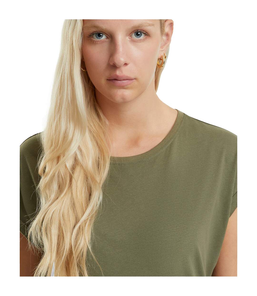 T-shirt Femme Olive Pâle New Morning Studios-3