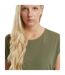 T-shirt Femme Olive Pâle New Morning Studios-3