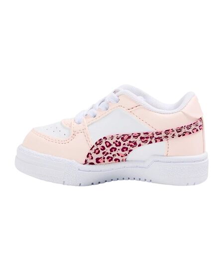 Childrens/kids Ca Pro Leopard Print Trainers White Puma