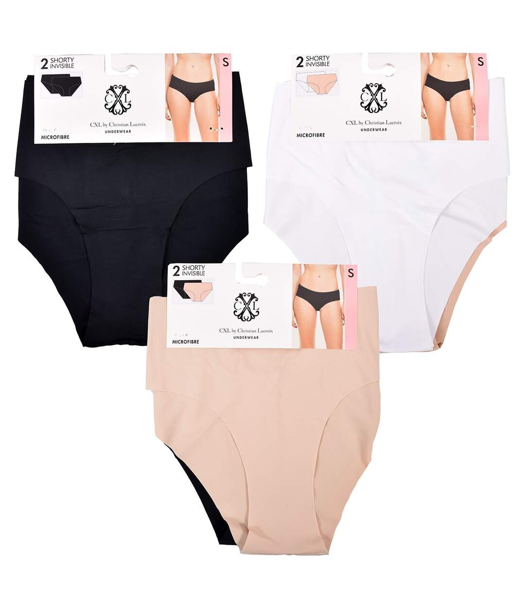 Culotte CXL By LACROIX Pack de 6 INVISIBLE SHORTY-4