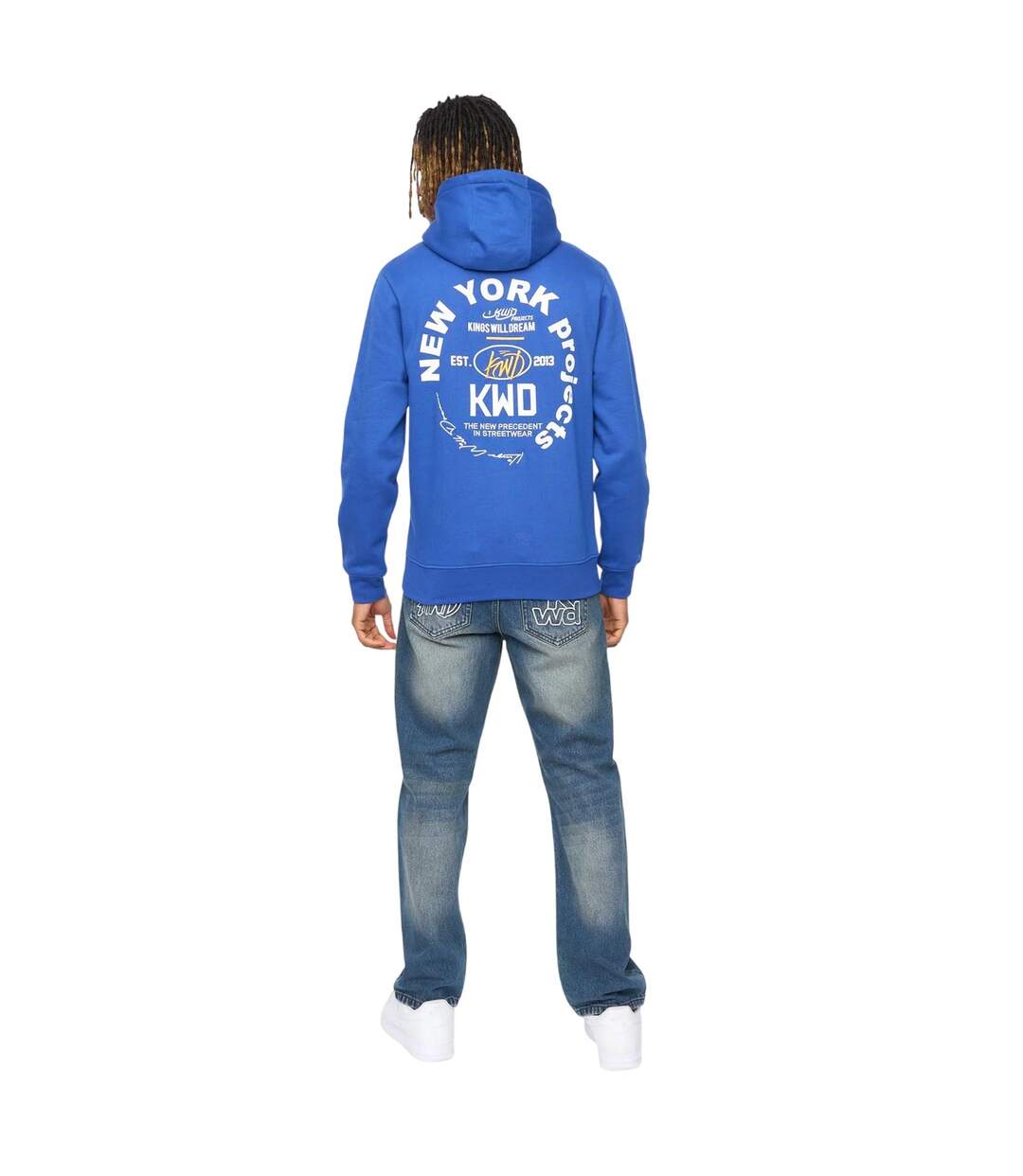 Sweat À Capuche Mobalot Homme Bleu Kings Will Dream-4