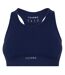 Brassière De Sport Motif/style Côtelé Femme Bleu Marine USA-2