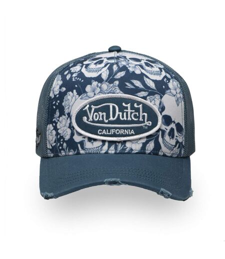 Casquette trucker avec filet Print Skull Vondutch