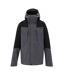 Mens Freesdale Waterproof Jacket Storm Grey Black Regatta-2