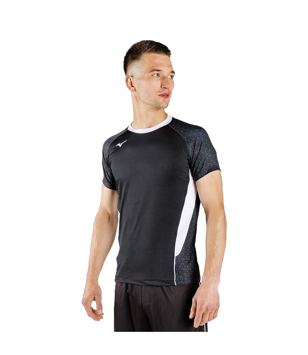 T-shirt Premium High-kyu Homme Noir Mizuno-1