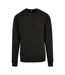 Sweat-shirt Organique De Base Pour Hommes Noir Build Your Brand-1