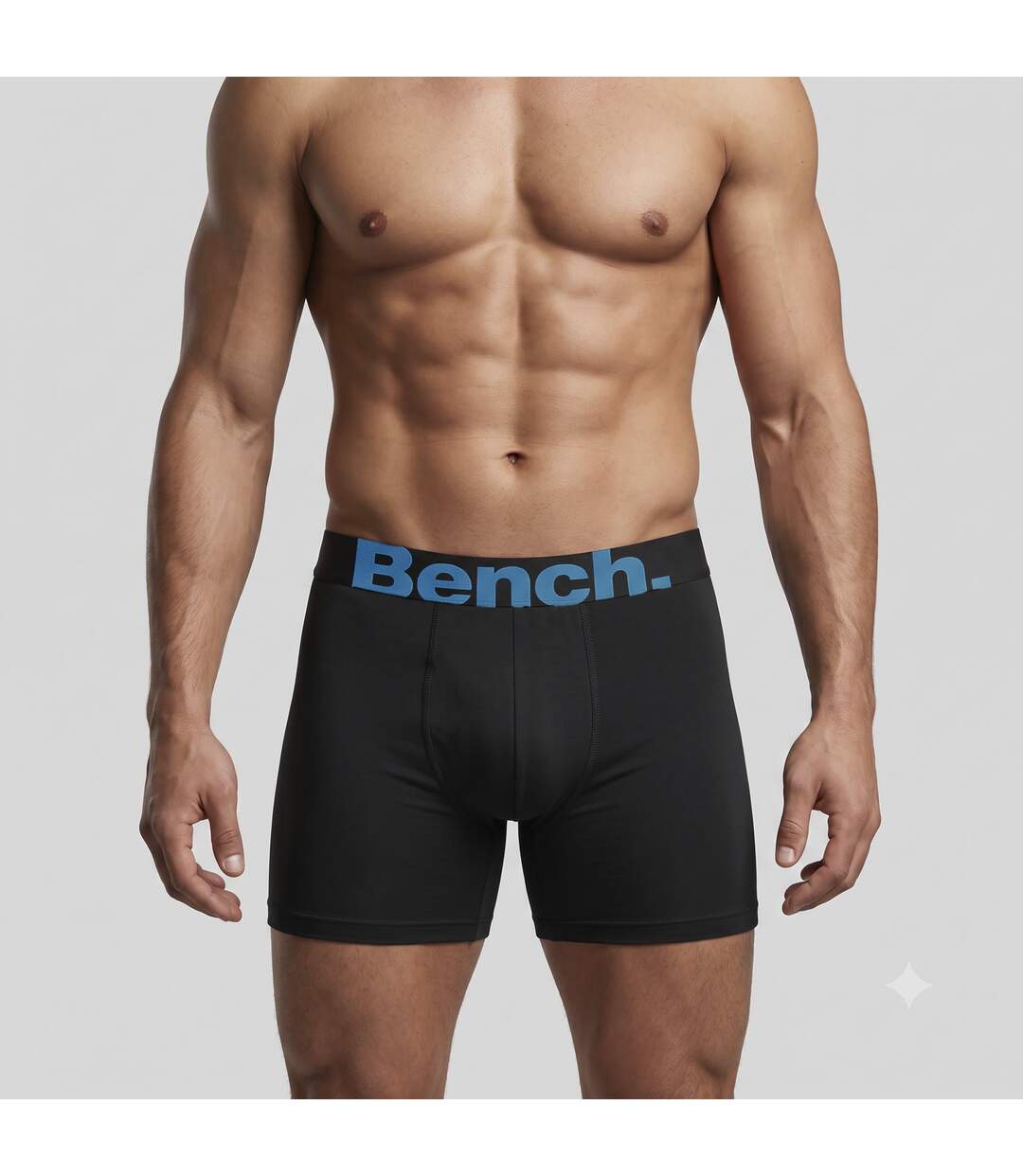 Bench - Lot de 5 boxers homme Cromal microfibre noire sous-vêtements-5
