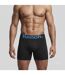 Bench - Lot de 5 boxers homme Cromal microfibre noire sous-vêtements-5
