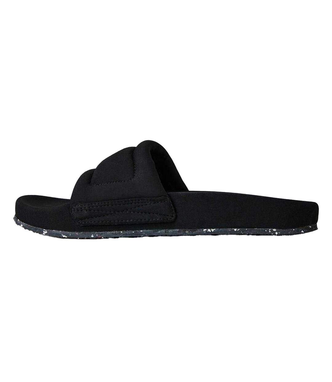 Womens/ladies Flat Slides Black Heron Preston-3