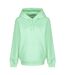 Sweat à capuche femme vert jade brumeux Light And Shade