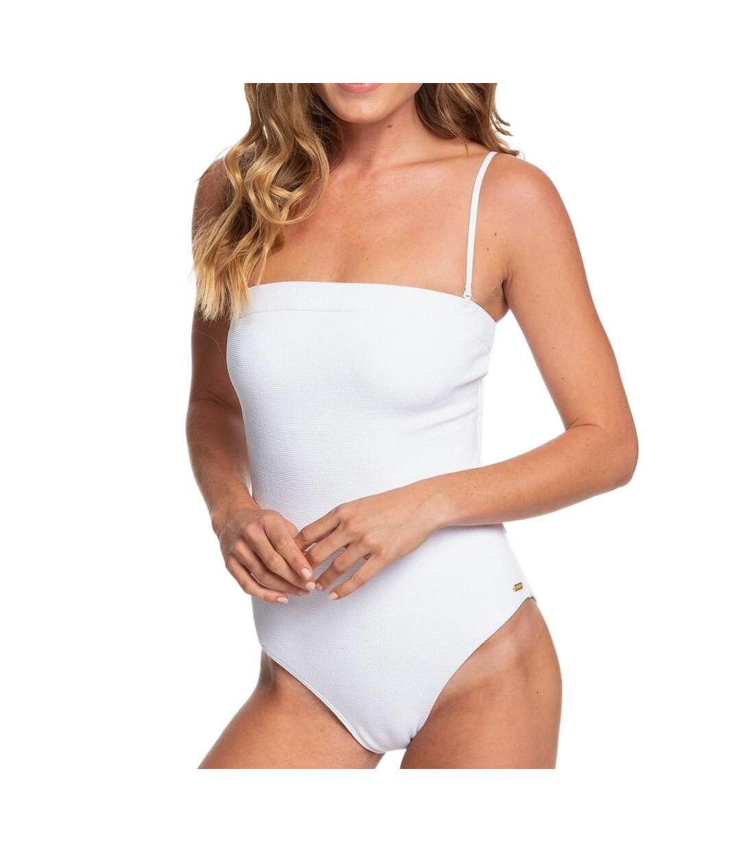 Maillot de bain 1 pièce Blanc Femme Roxy Casual Mood - S-1