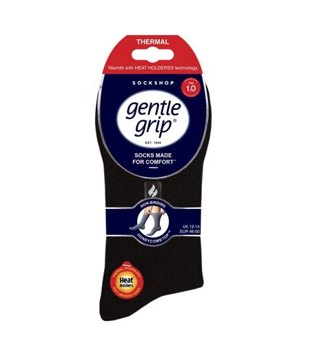 Mens Non-binding Thermal HoneyComb Top Socks