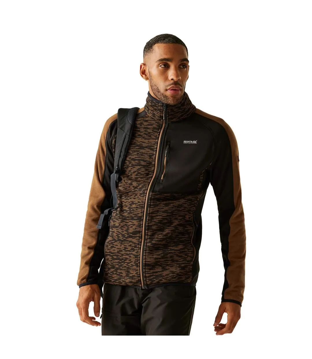 Haut Polaire Oakar Homme Marron Noir Regatta-2