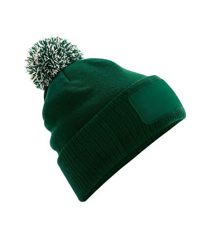 Bonnet snowstar unisexe vert/blanc Beechfield