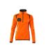 Pull Motif/style Deux Tons Accelerate Safe Femme Orange Fluo Anthracite Foncé Mascot-1