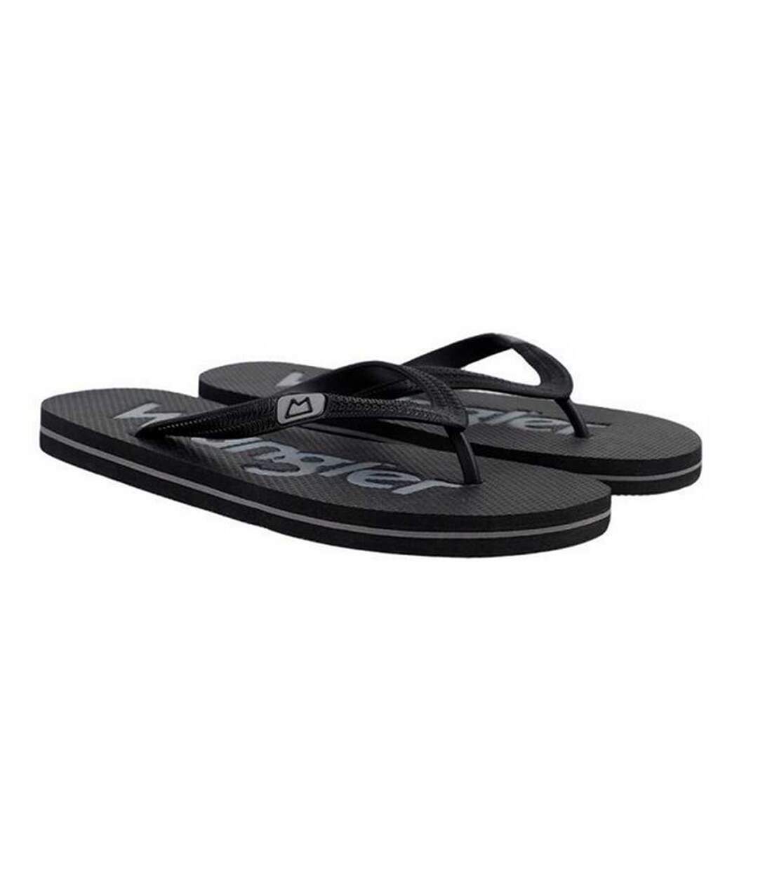 Tongs Motif/style Logo Cole Homme Noir Wrangler-1