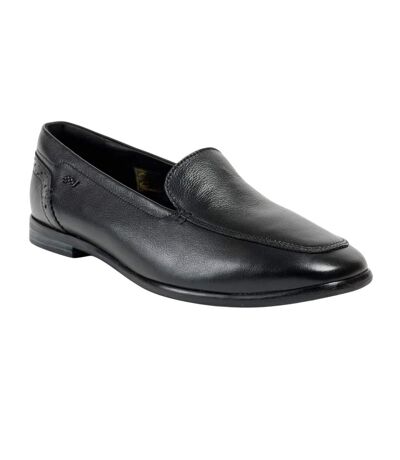Mocassins penny femme noir POD