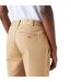 Mens Organic Cotton Slim Chinos Beige Lacoste-4