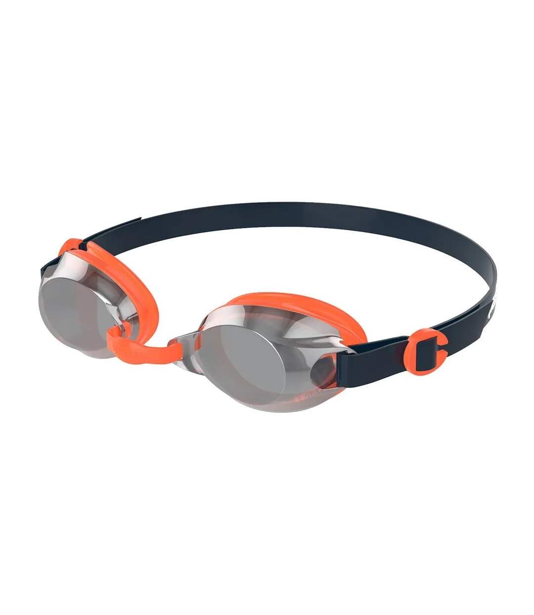 Lunettes De Natation Jet Mirror Bleu Marine Orange Volcanique Gris Vif Speedo-1