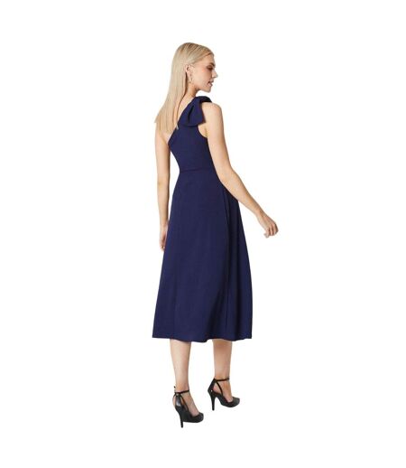 Robe mi-longue occasion femme bleu marine Principles