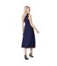 Robe mi-longue occasion femme bleu marine Principles