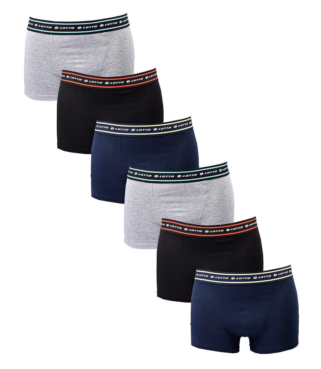 Boxer homme LOTTO Pack de 6 Boxers 0560-2