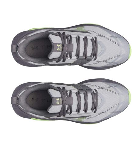 Mens Commit Training Trainers Grey Lime Under Armour