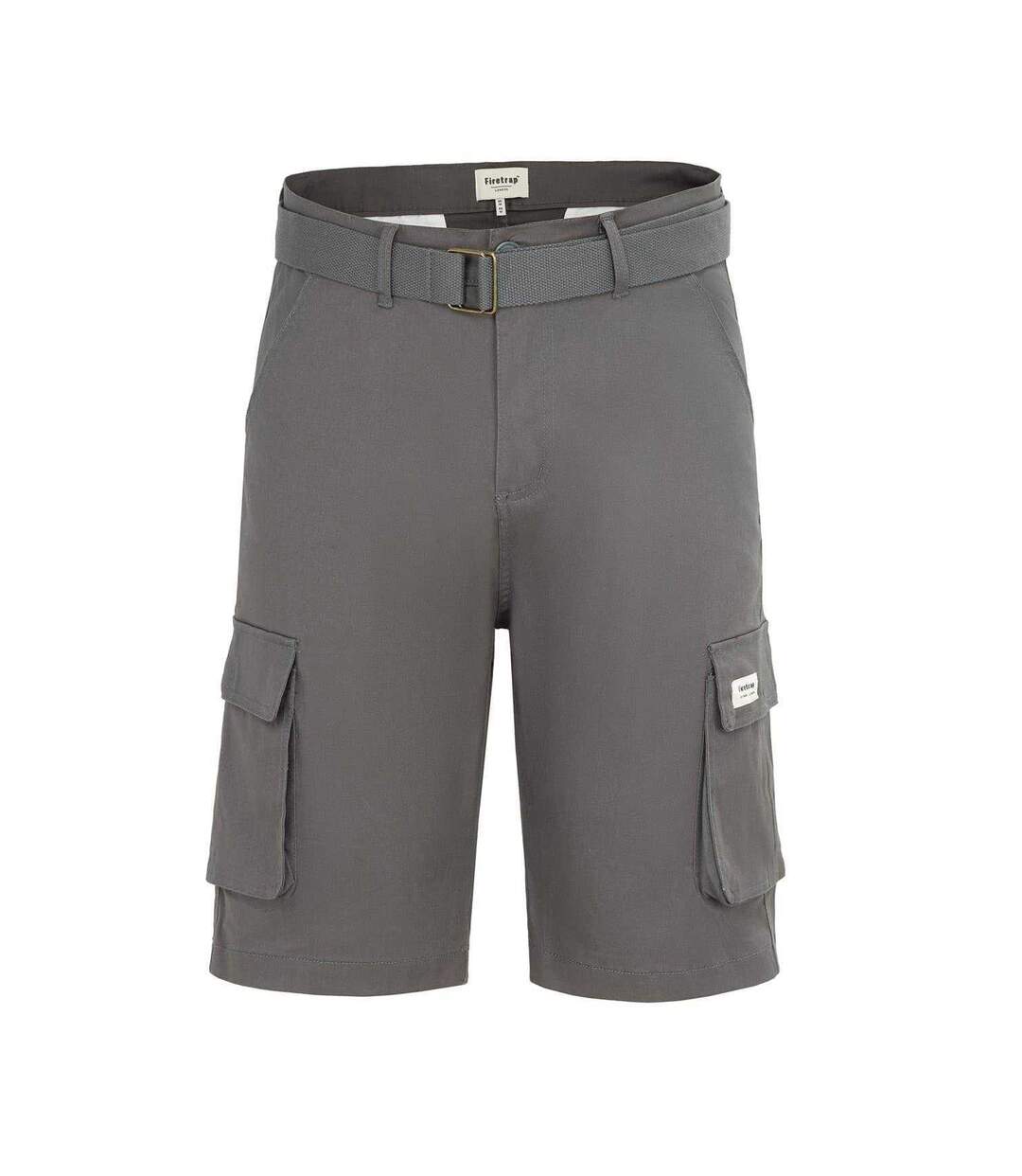 Short À Poches Homme Gris Firetrap-1