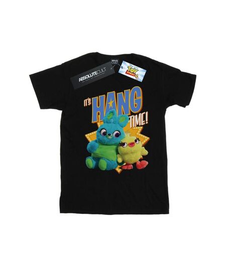 Disney Womens/Ladies Toy Story 4 It's Hang Time Cotton Boyfriend T-Shirt (Noir) - UTBI46986