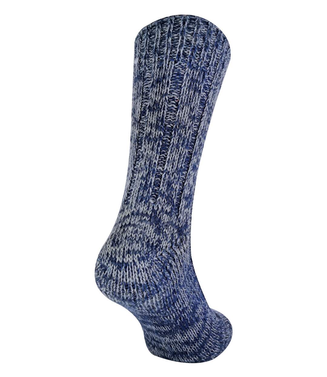 Chaussettes de Trek Homme 100 Laine Chaudes Tricot